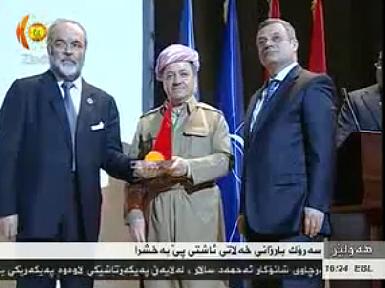 Президенту Курдистана вручили премию мира Итальянского Сената 